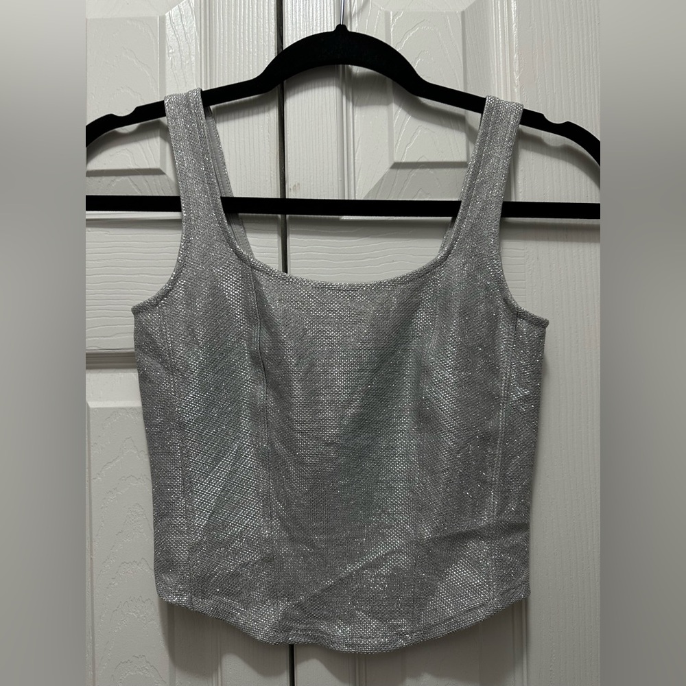 H&M‎ Silver Sparkle Camisole